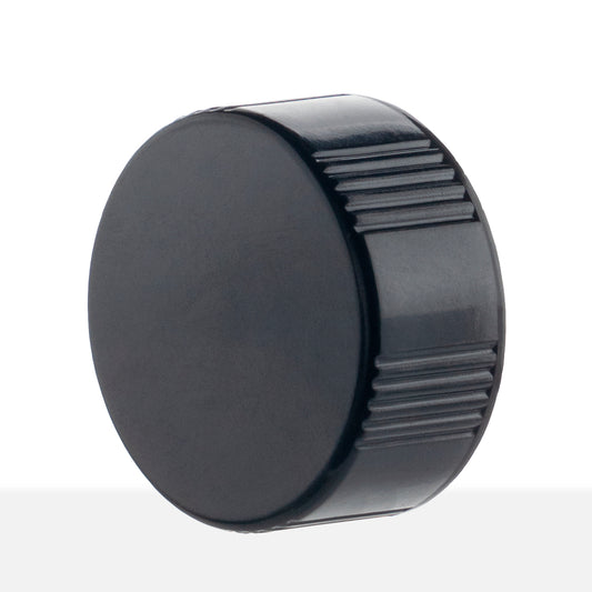 CLOSURES - BLACK PHENOLIC TAPERSEAL CAPS Item #:CBPN 24