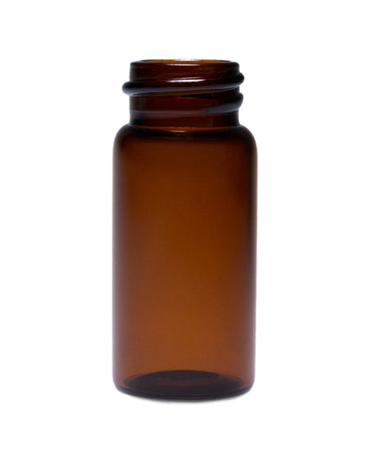 SCREW THREAD GLASS VIALS - AMBER Item #:VA182147